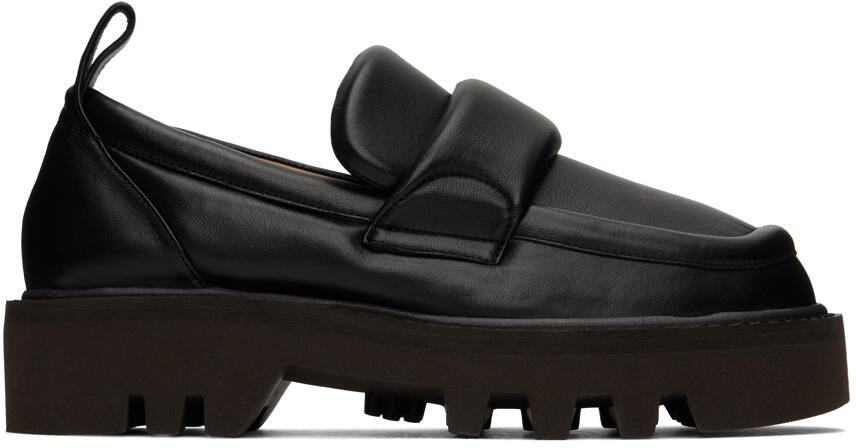 Dries Van Noten Black Padded Loafers Cover