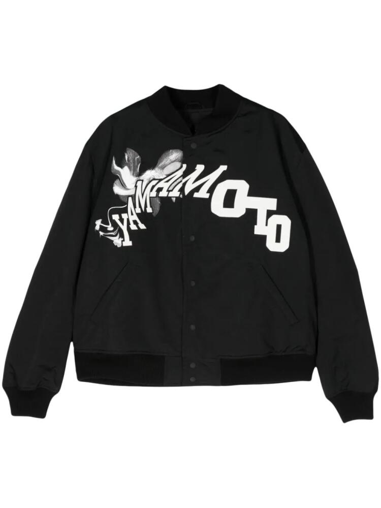 Y-3 Team insulated bomber jacket - Black Cover