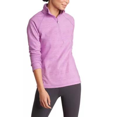 Eddie Bauer Women's Fast Fleece Raglan-Sleeve 1/4-Zip - Print Cover