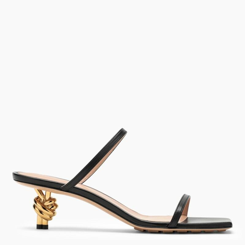 Bottega Veneta Black Mule Knot sandals Cover