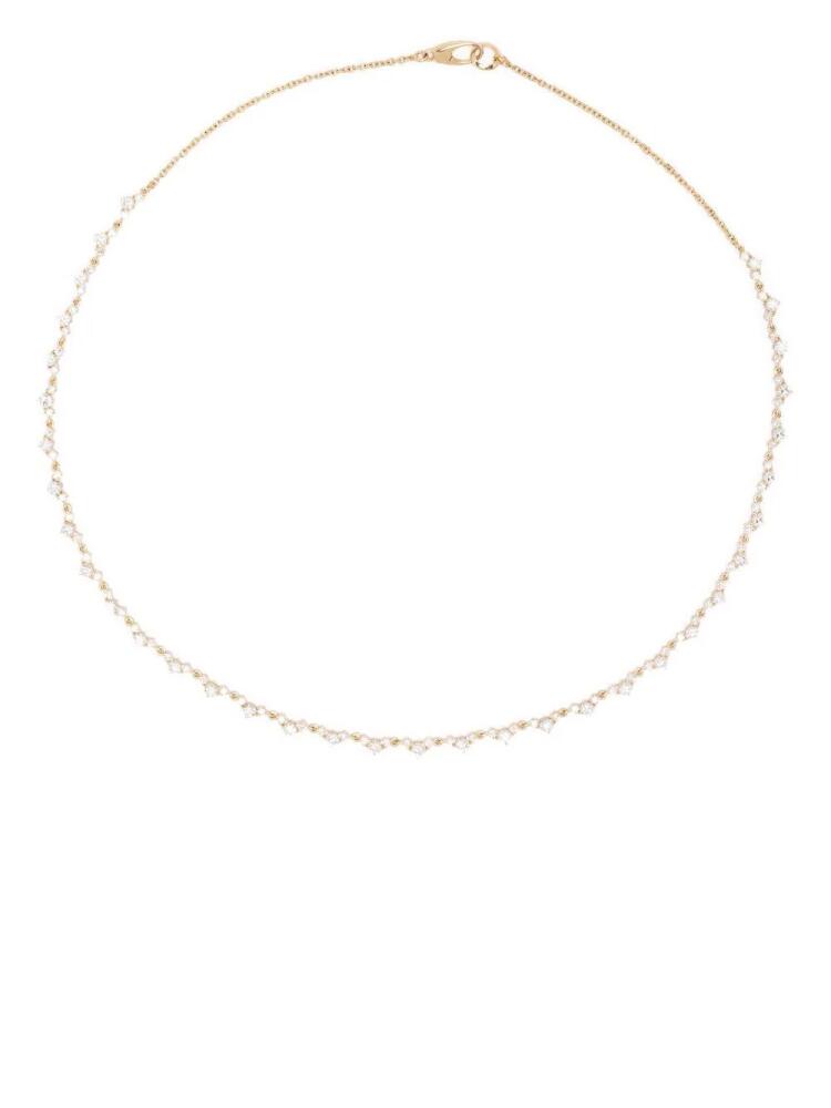 Lizzie Mandler Fine Jewelry 18kt yellow gold Éclat diamond tennis necklace Cover