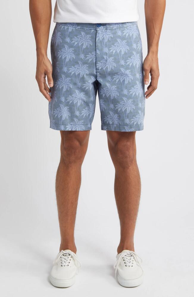 Tommy Bahama Nova Wave Print Stretch Cotton Blend Shorts in Dockside Blue Cover