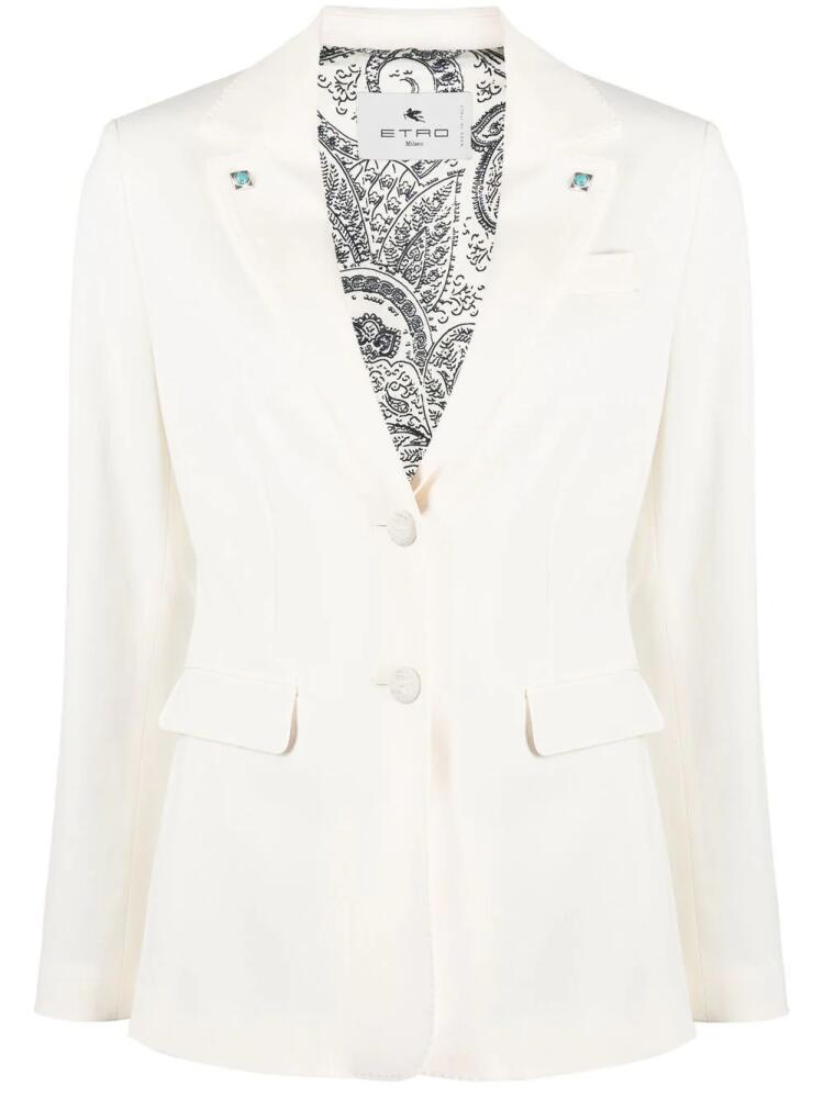 ETRO single-breasted blazer - Neutrals Cover