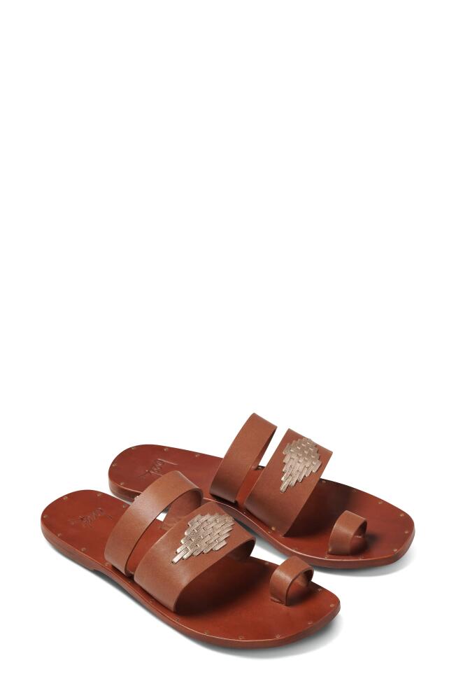 Beek Brilliant Slide Sandal in Cognac Cover