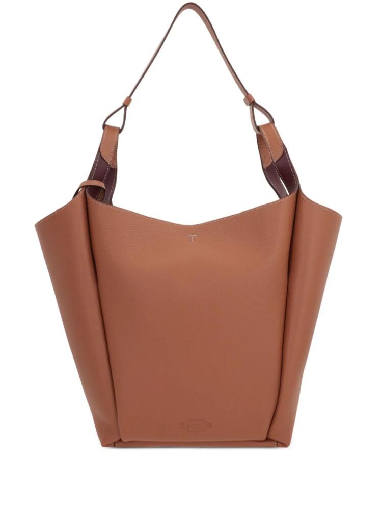 Tod's leather bucket bag - Brown Cover