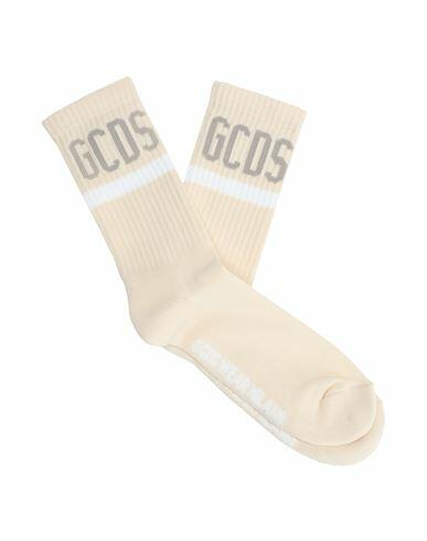 Gcds Man Socks & Hosiery Beige Cotton, Polyamide, Elastane Cover