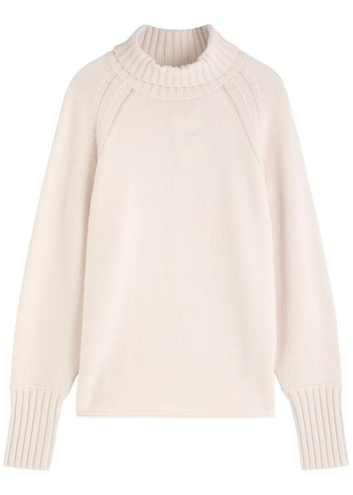 Dorothee Schumacher Bold Volumes Roll-neck Wool-blend Jumper - Light Pink Cover