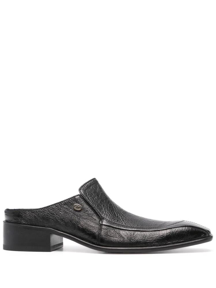 Martine Rose Snout leather mules - Black Cover