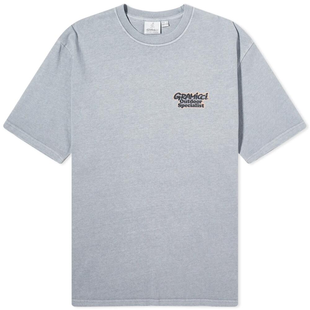 Gramicci Men's Outdoor Specialist T-Shirt in Slate Pigment Cover