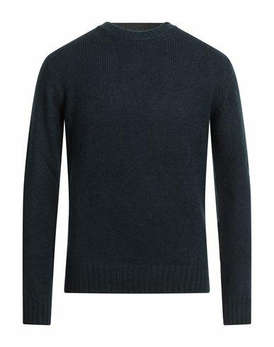 Stilosophy Man Sweater Midnight blue Acrylic, Wool, Polyamide, Elastane Cover