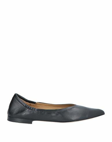 Anna F. Woman Ballet flats Black Soft Leather Cover