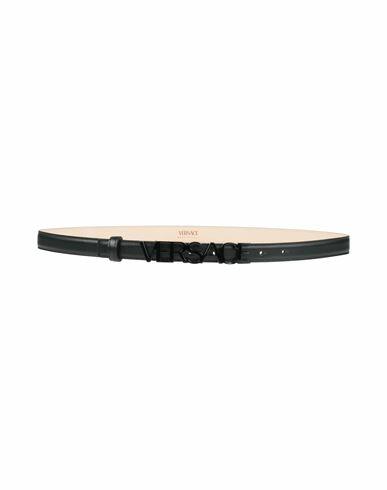 Versace Woman Belt Black Soft Leather Cover