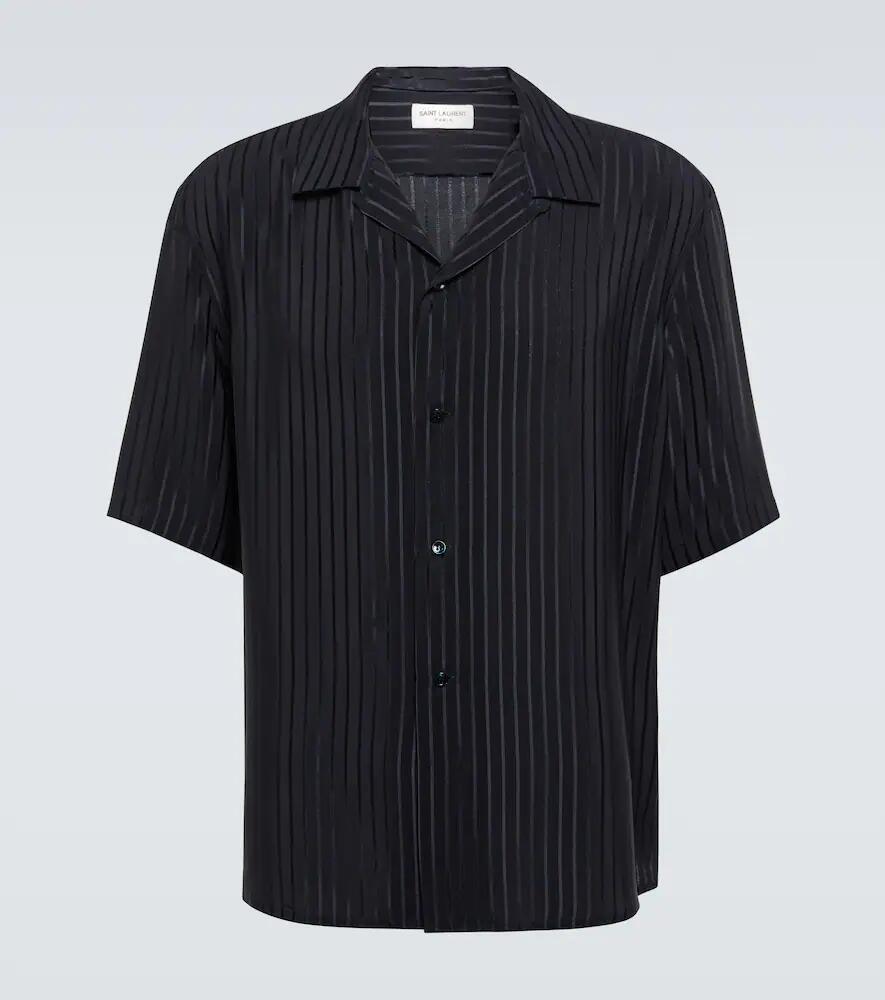 Saint Laurent Striped silk shirt Cover