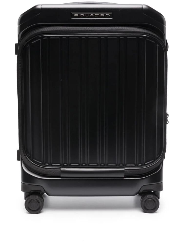 PIQUADRO hardside spinner cabin suitcase - Black Cover