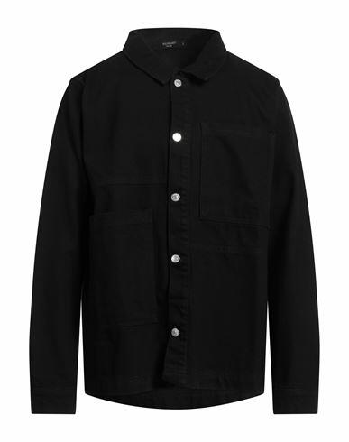 Bolongaro Trevor Man Denim outerwear Black Cotton Cover