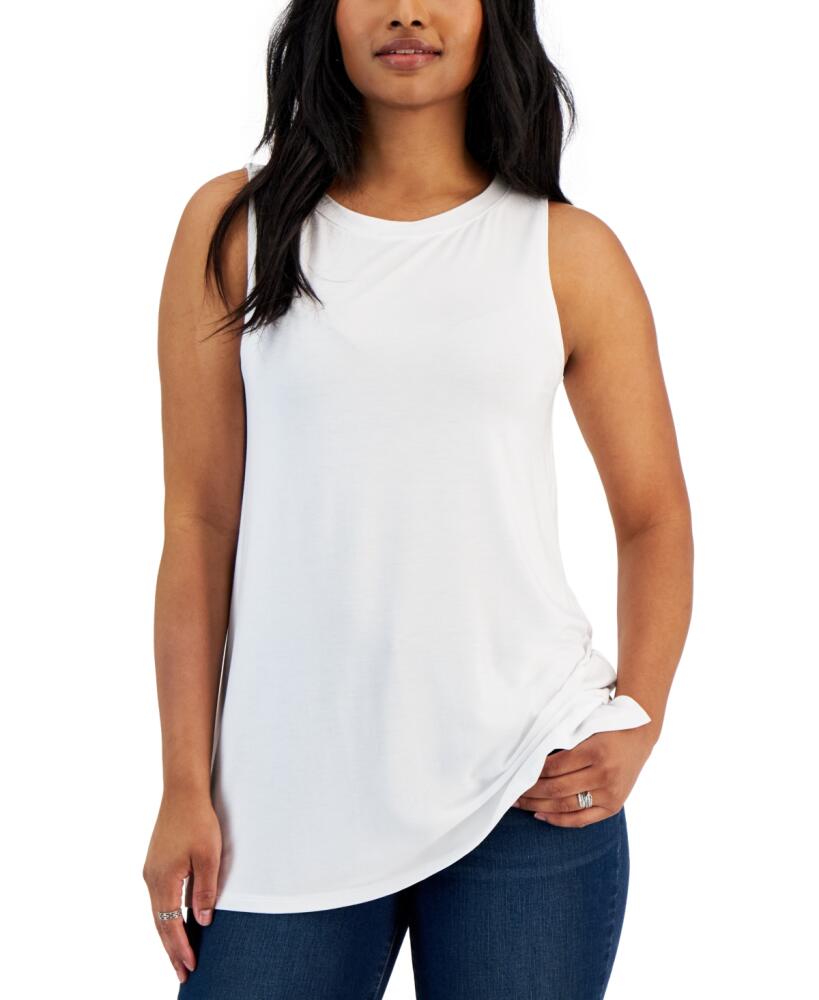 Style & Co Women's Layering Tank Top, Xs-2XL, Created for Macy's - Bright White Cover