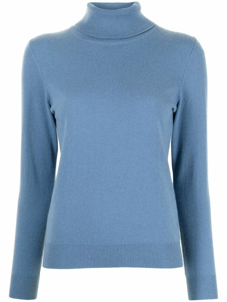 N.Peal roll neck jumper - Blue Cover