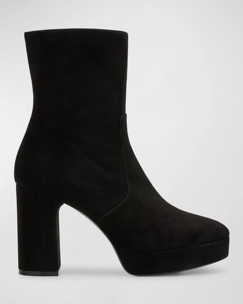 Stuart Weitzman Dayna Suede Platform Booties Cover