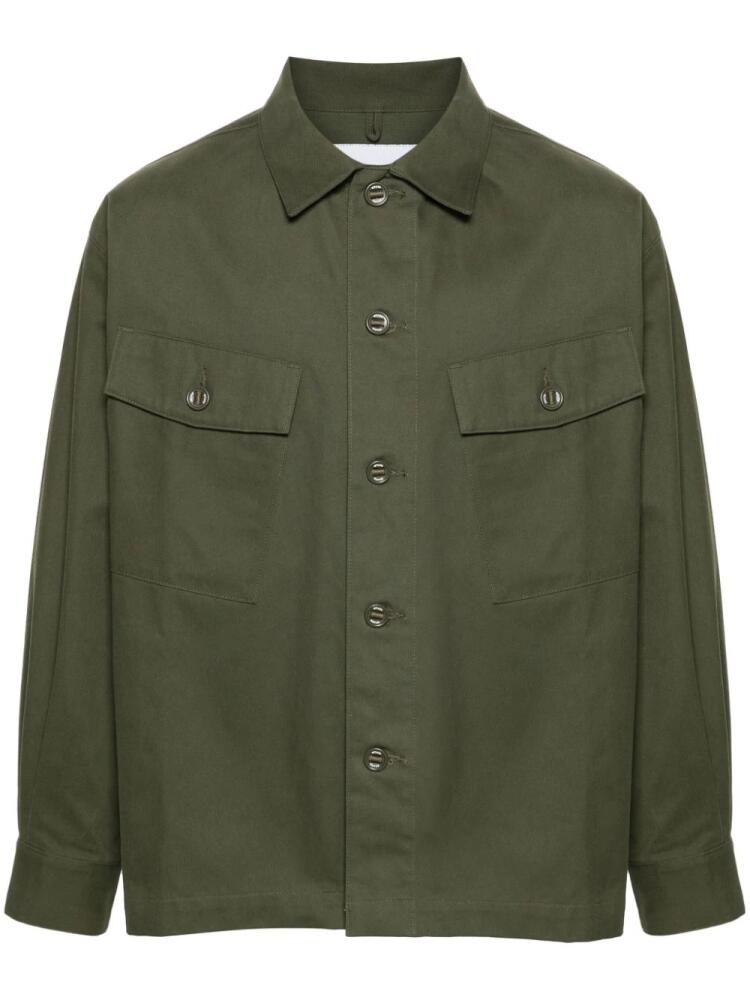 WTAPS CBW cotton twill shirt - Green Cover