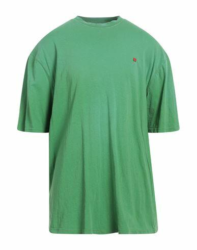 Acne Studios Man T-shirt Green Cotton Cover