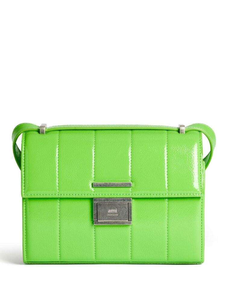 AMI Paris small Déjà-Vu crossbody bag - Green Cover