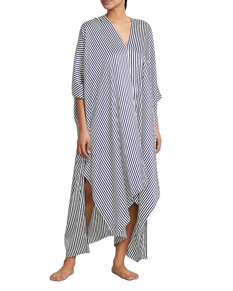 Polo Ralph Lauren Silk Striped Asymmetric Kaftan Cover