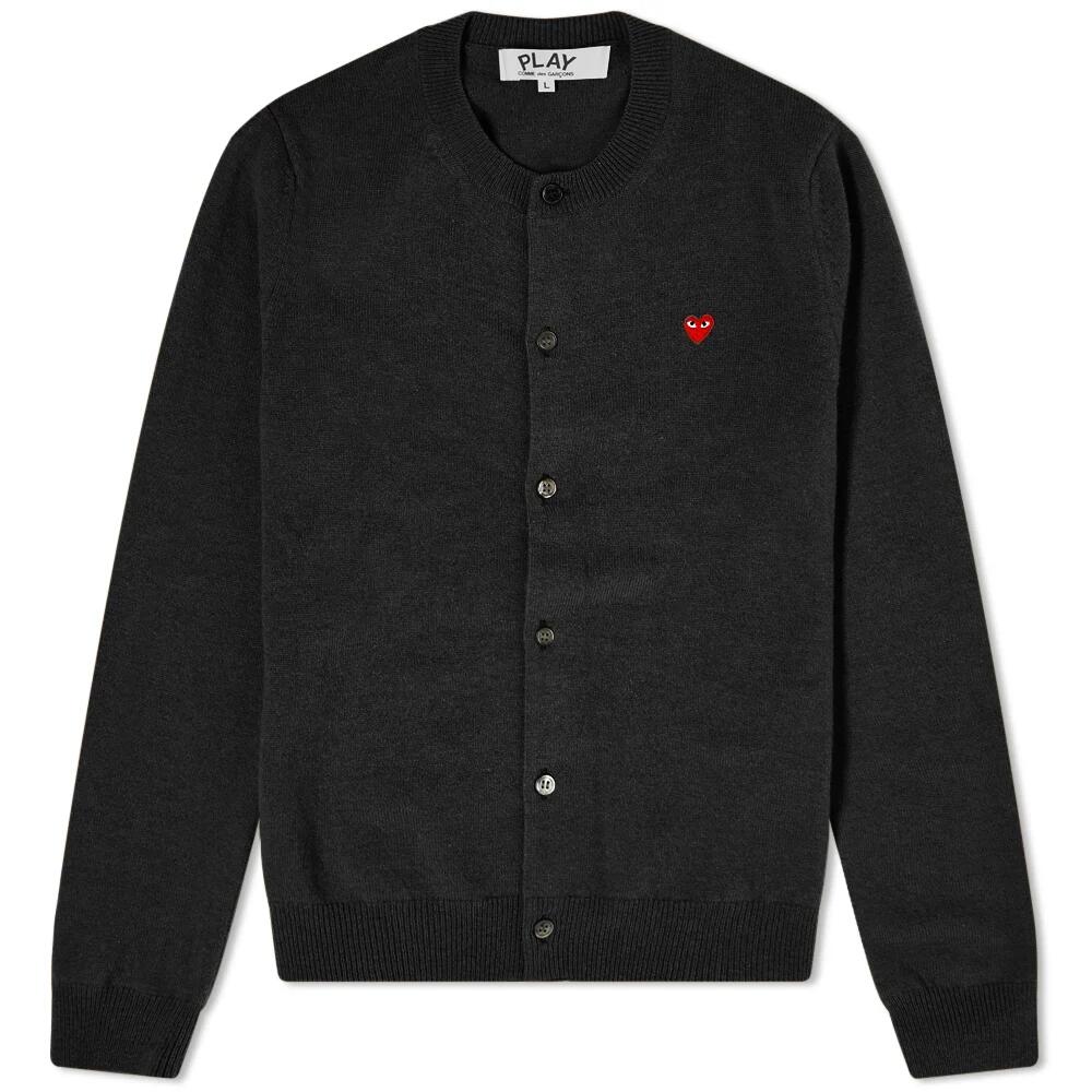 Comme des Garçons Play Comme des Garçons Play Women's Small Heart Button Front Cardi in Black Cover