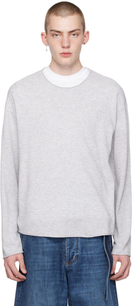 Guest in Residence Gray Oversized Sweater Cover