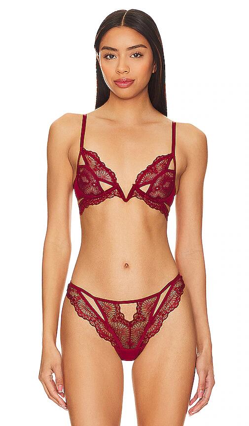 Thistle and Spire Kane V-wire Bra in Red Cover