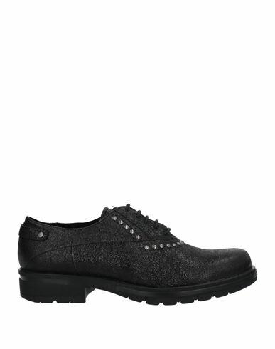 Carlo Pazolini Woman Lace-up shoes Black Soft Leather Cover