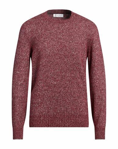 Brunello Cucinelli Man Sweater Garnet Cashmere Cover