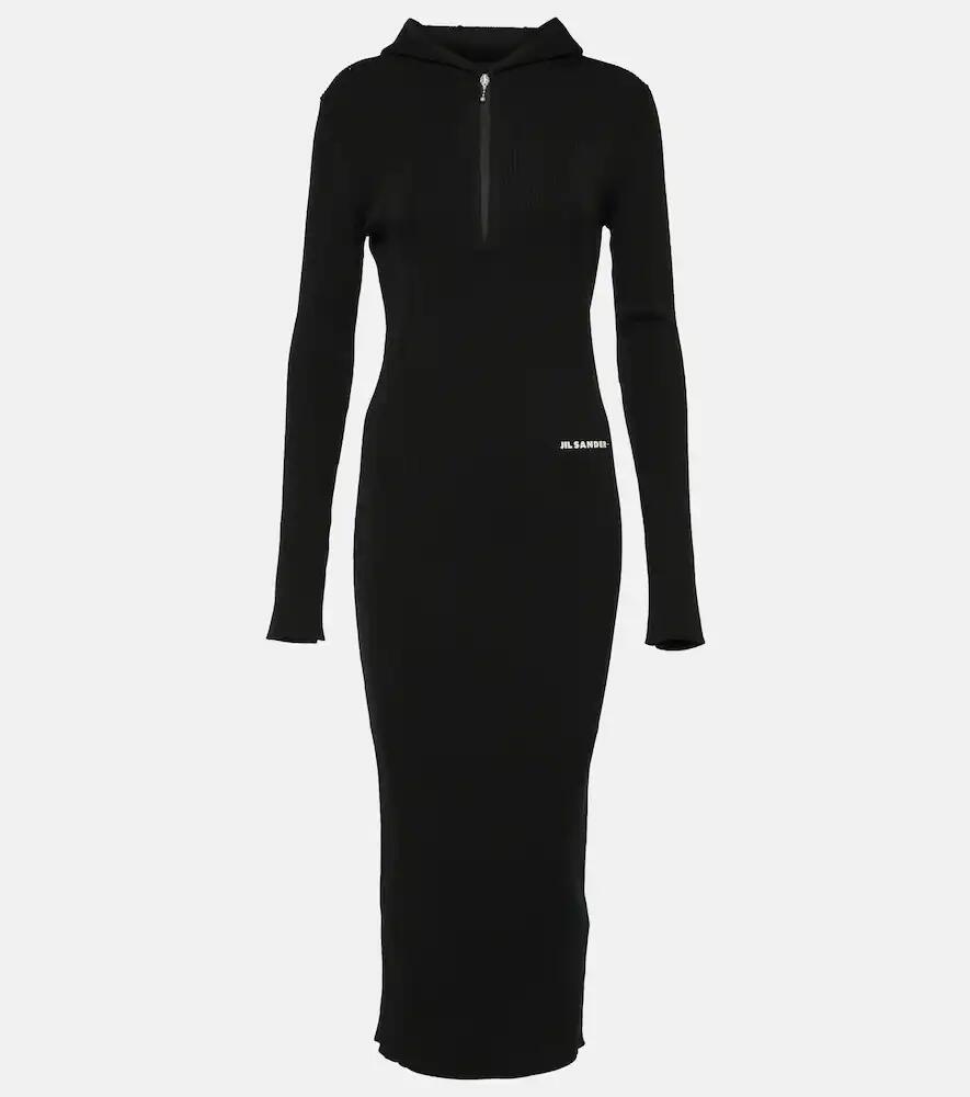 Jil Sander Wool-blend midi dress Cover