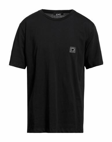 C'n'c' Costume National Man T-shirt Black Cotton Cover