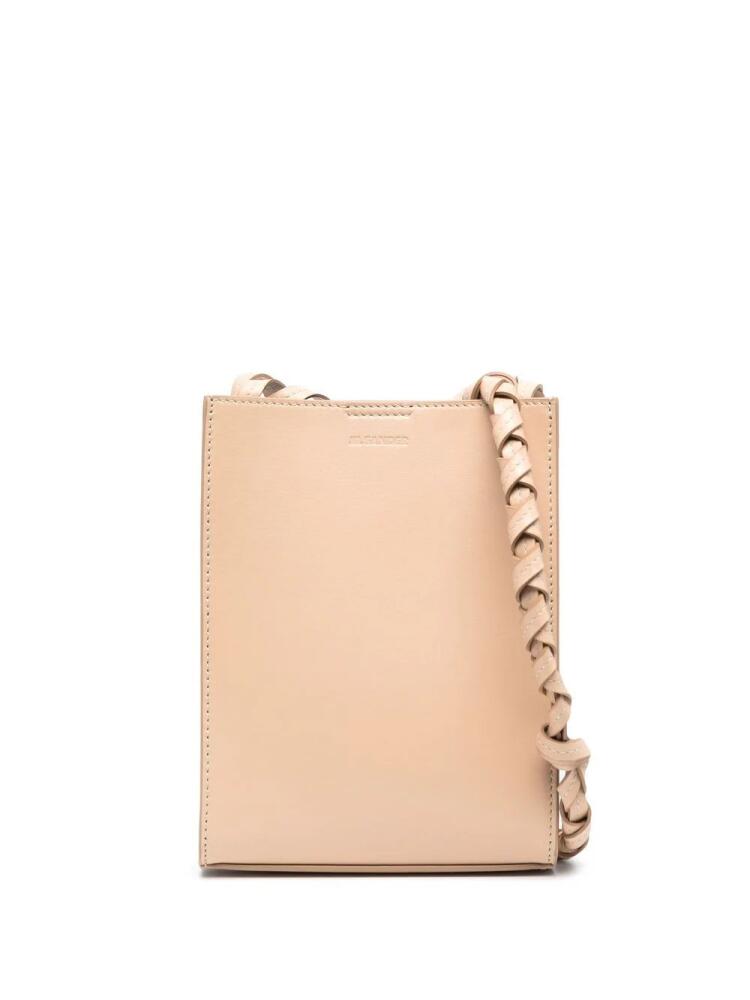 Jil Sander Tangle leather shoulder bag - Neutrals Cover