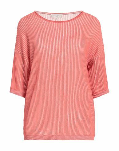 Antonelli Woman Sweater Salmon pink Cotton Cover