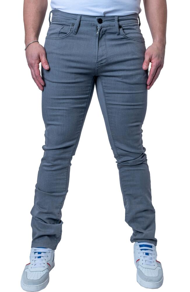 Maceoo Athletic Fit Stretch Jeans in Grey Cover