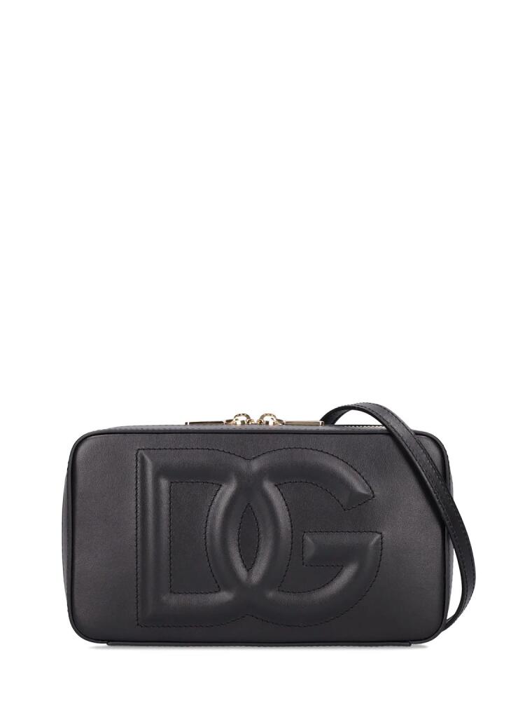 DOLCE & GABBANA Logo Leather Camera Bag Cover