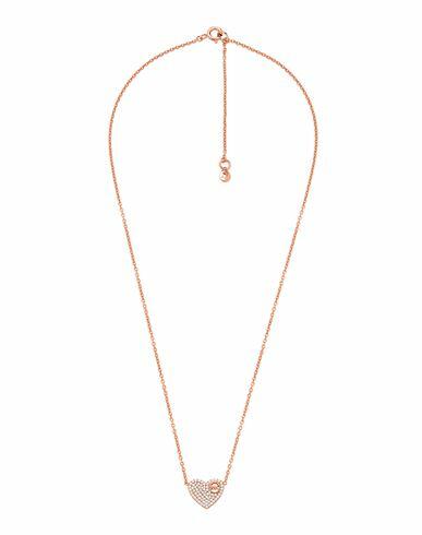 Michael Kors Mkc1528an791 Woman Necklace Rose gold 925/1000 Silver, Crystal Cover