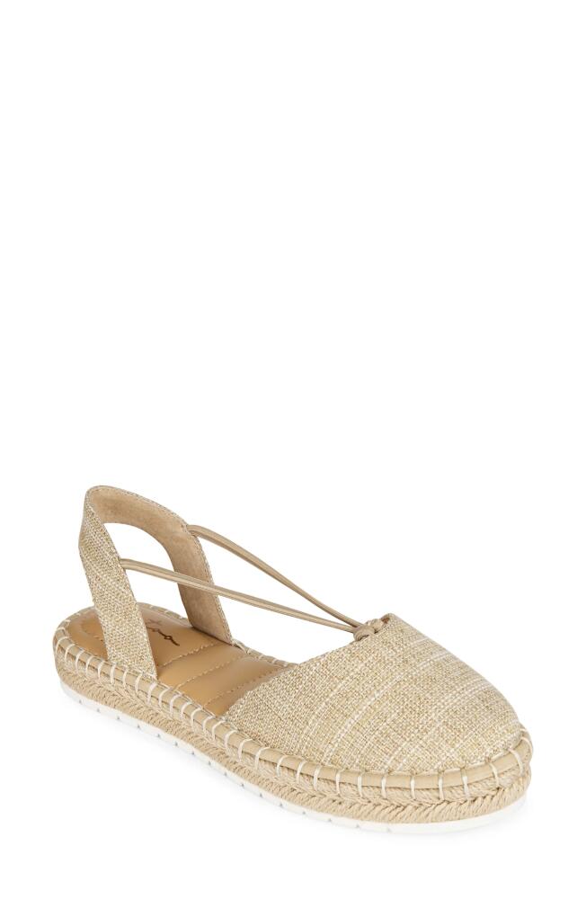 Me Too Cheslie Espadrille in Taupe Metallic Cover