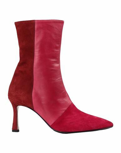 L'arianna Woman Ankle boots Garnet Soft Leather Cover