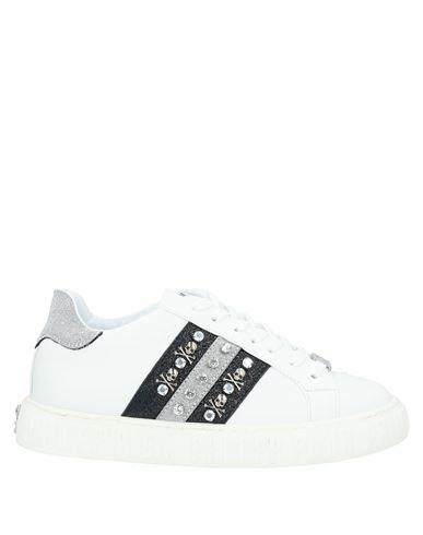 Philipp Plein Woman Sneakers White Soft Leather Cover