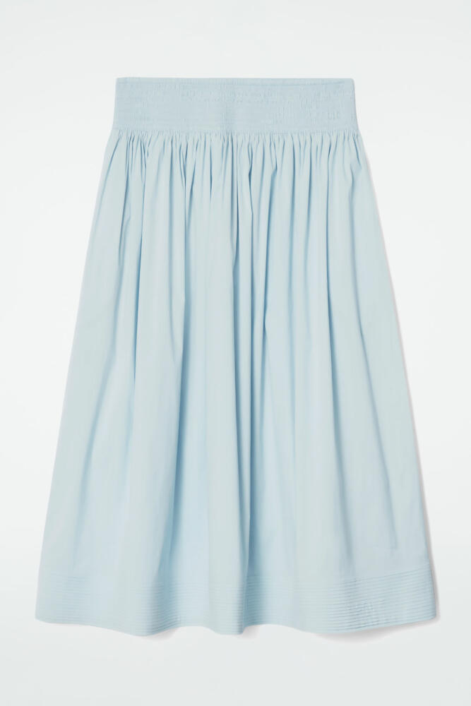 COS SMOCKED A-LINE MIDI SKIRT Cover