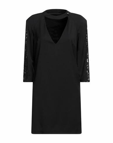 Les Bourdelles Des Garçons Woman Mini dress Black Polyester, Viscose, Lyocell Cover