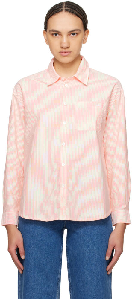 A.P.C. Orange Boyfriend Shirt Cover