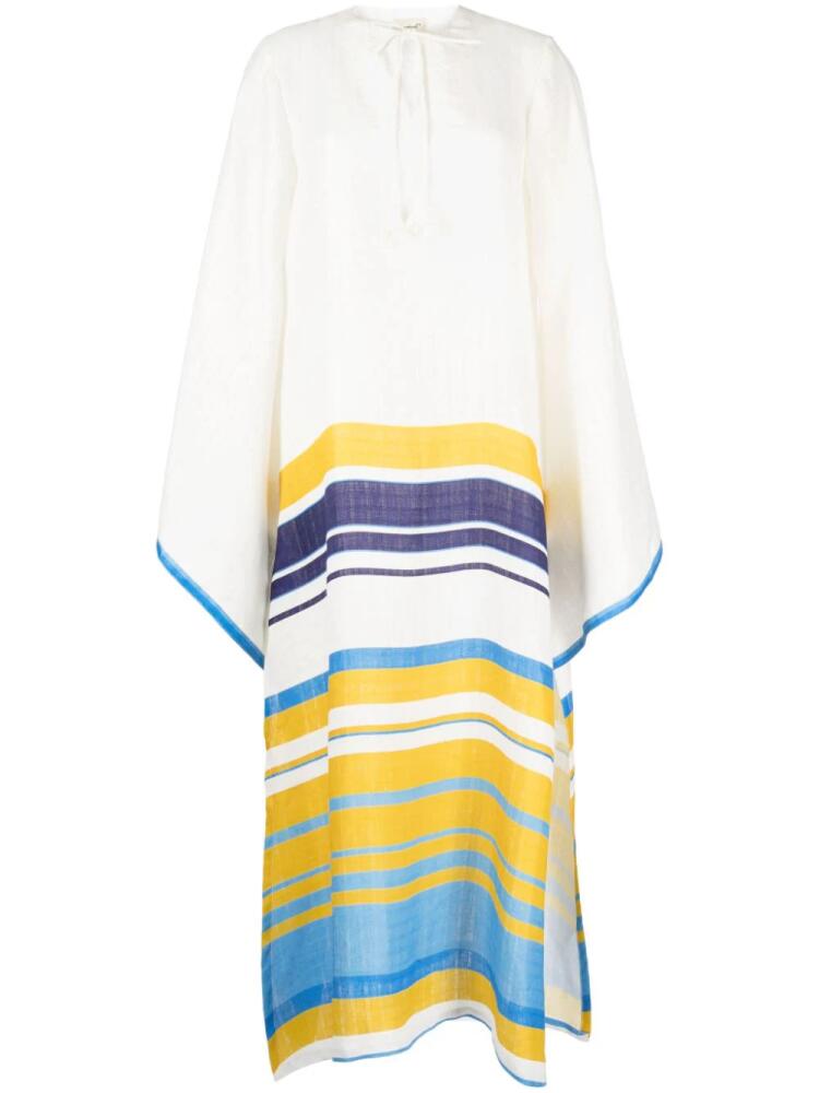 Bambah Moza linen kaftan - Multicolour Cover