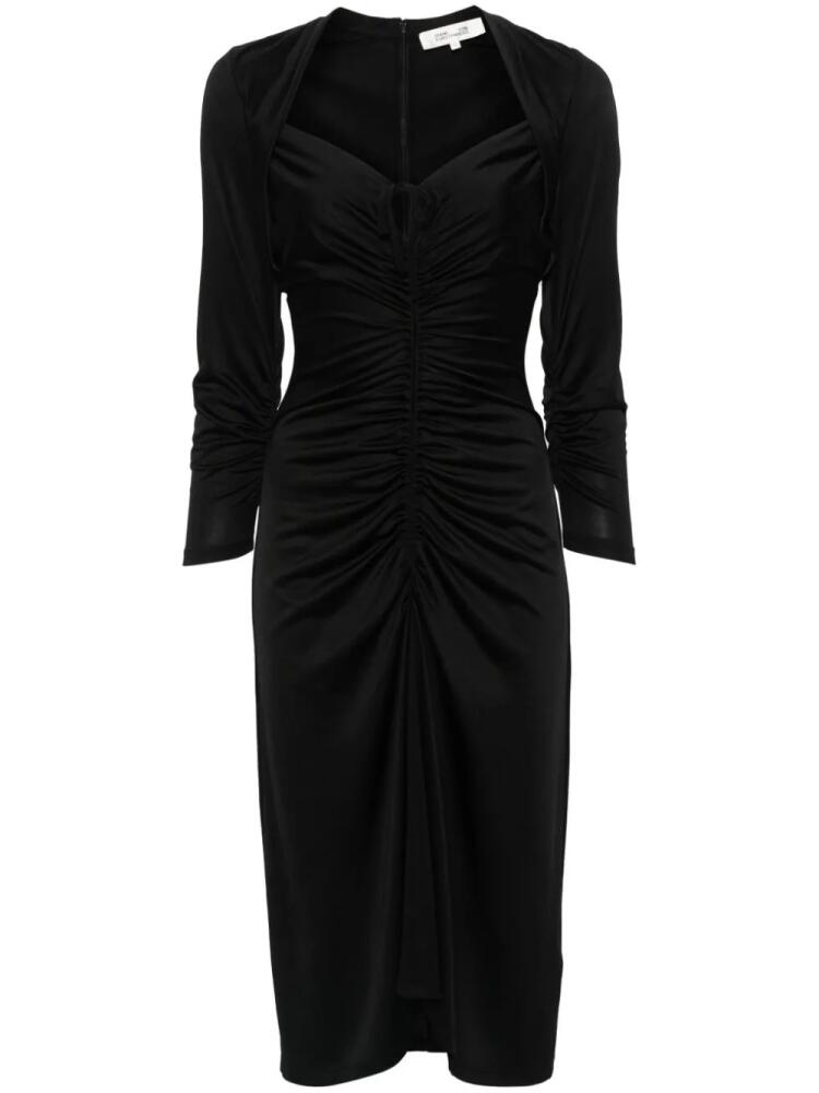 DVF Diane von Furstenberg Aurelie midi dress - Black Cover