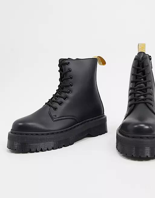 Dr Martens Vegan Jadon Platform boots in black Cover