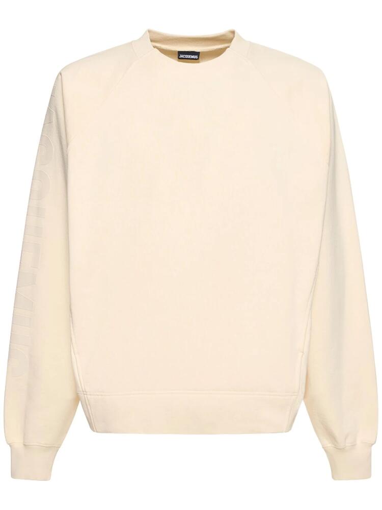 JACQUEMUS Le Crewneck Typo Sweatshirt Cover