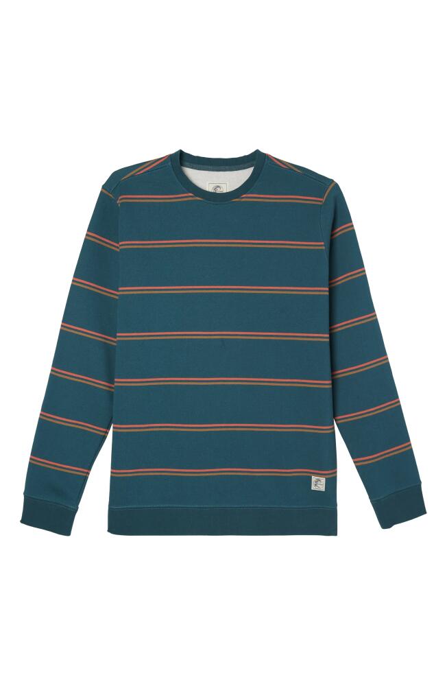 O'Neill Nash Stripe Crewneck Sweatshirt in Deep Blue Cover