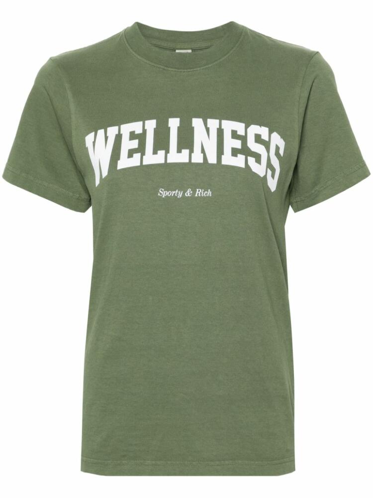 Sporty & Rich Wellness Ivy cotton T-shirt - Green Cover